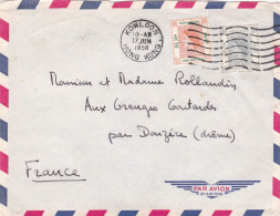 From Hong Kong To France - 1958 - Cartas & Documentos