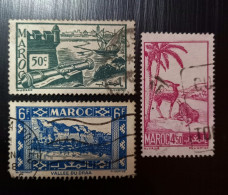 Maroc Poste Française 1945 Local Motives  Modèle: Cortot Gravure: C. Josso - Used Stamps