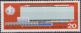 1966 DDR, ** Mi:DD 1178, Yt:DD 875, Einweihung Des Neuen Amtssitzes Der WHO In Genf - OMS