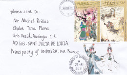 From Hong Kong To Andorra - 2021 - Lettres & Documents