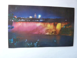 American Falls Of Niagara Under Illumination - - Chutes Du Niagara
