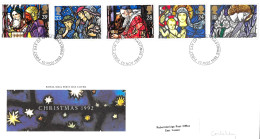 1992 Christmas Addressed FDC Tt - 1991-2000 Em. Décimales