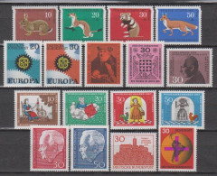 BRD , Jahrgang 1967 , Postfrisch / Xx   (8938) - Jaarlijkse Verzamelingen