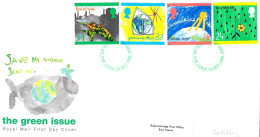 1992 Green Environment Addressed FDC Tt - 1991-2000 Dezimalausgaben