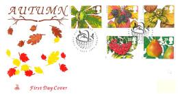 1993 Autumn Addressed FDC Tt - 1991-2000 Em. Décimales