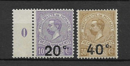 Monaco Taxe Nos 11/12 , Neufs , ** , Sans Charniere , Ttb . . - Postage Due