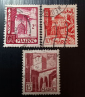 Maroc Poste Française 1949 -1951 Views Of The City Juillet   Modèle: R. Serres - Used Stamps