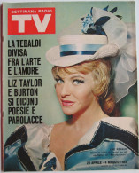 SETTIMANA RADIO TV 17 1963 Line Renaud Renata Tebaldi Carla Nani Mocenigo - Televisie