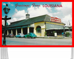 CPSM/pf  NEW ORLEANS (Etats-Unis) Famous Old French Market, Café Du Monde ...H960 - New Orleans