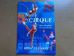 Circus / Les Nuits Du Cirque, Parc D'Enghien --> Onbeschreven - Edingen