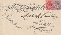 Afrique Du Sud Lettre Pretoria Pour La Suisse 1924 - Storia Postale