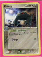 Carte Pokemon 2005 Ex Legende Oubliée 44/101 Metang 70pv Bon Etat - Ex