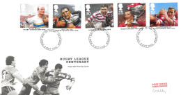 1995 Rugby League Addressed FDC Tt - 1991-2000 Em. Décimales