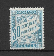 Monaco Taxe No 6 , Neuf , ** , Sans Charniere , Ttb . . - Taxe