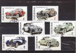 Czech Republic 2012, Michel 735 - 740, Set Of 6 Historical Cars, Zapadlik, Used - Used Stamps