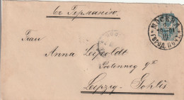 Russie Entier Postal Pour L'Allemagne 1901 - Stamped Stationery