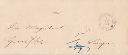 Thurn & Taxis Brief K1 Detmold 12.12.1857 Gel. Nach K1 Lage 12.12.1857 - Briefe U. Dokumente