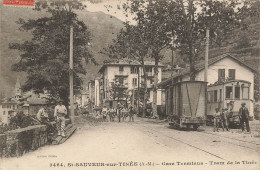 06  Saint Sauveur De Tinée  Gare Train Tramway - Sonstige & Ohne Zuordnung