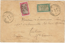 REF CTN89/MD - MADAGASCAR LETTRE TANANARIVE / TOULOUSE DECEMBRE 1911 - Covers & Documents