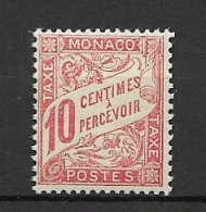 Monaco Taxe No 3 , Neuf , ** , Sans Charniere , Ttb . . - Portomarken