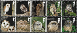 GROSSBRITANNIEN GRANDE BRETAGNE GB 2018 OWLS SET OF 10V MNH SG 4082-91 MI 4202-11 YT 4622-31 SC 3721-30 - Unused Stamps