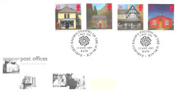 1997 Post Offices Addressed FDC Tt - 1991-2000 Dezimalausgaben