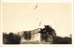 PC BAHAMAS CARIBBEAN NASSAU FORT FINCASTLE Vintage Photo Postcard (b52226) - Bahamas