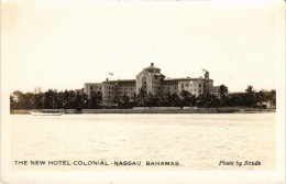 PC BAHAMAS CARIBBEAN NASSAU THE NEW HOTEL COLONIAL Vintage Postcard (b52225) - Bahama's