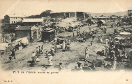 PC HAITI CARIBBEAN PORT-au-PRINCE PORTAIL ST. JOSEPH Vintage Postcard (b52117) - Haïti