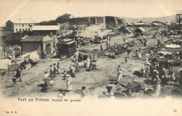 PC HAITI CARIBBEAN PORT-au-PRINCE PORTAIL ST. JOSEPH Vintage Postcard (b52117) - Haití