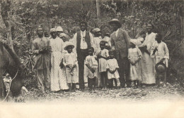 PC HAITI CARIBBEAN PEOPLE TYPES Vintage Postcard (b52120) - Haïti