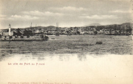 PC HAITI CARIBBEAN PORT-au-PRINCE LA VILLE Vintage Postcard (b52116) - Haïti