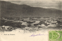 PC HAITI CARIBBEAN PORT-au-PRINCE GENERAL VIEW Vintage Postcard (b52109) - Haïti