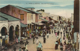 PC HAITI CARIBBEAN PORT-au-PRINCE RUE DES FRONTS-FORTS Vintage Postcard (b52088) - Haiti