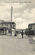 PC HAITI CARIBBEAN PORT-au-PRINCE RUE DES FRONTS FORTS Vintage Postcard (b52061) - Haïti