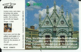 SECRIAN SRL. MILANO - MANIFESTAZIONE FILATELICA-NUMISMATICA, PISA , 20.6.1998 -  ONLY 3000 COPIES PRINTED - RARE!! - Cartes GSM Prépayées & Recharges