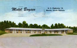 PC US, MOTEL BOYSEN, MURDO, SOUTH DAKOTA, MODERN Postcard (b52305) - Other & Unclassified