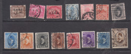 EGYPTE 1878 1934 ° YT LOT DE 15 TIMBRES DIFFERENTS - 1866-1914 Khédivat D'Égypte