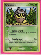 Carte Pokemon 2005 Ex Legende Oubliée 71/101 Grainipiot 40pv Bon Etat - Ex