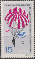 1966 DDR, ** Mi:DD 1194, Yt:DD 887, Fallschirmspringen - Parachutisme