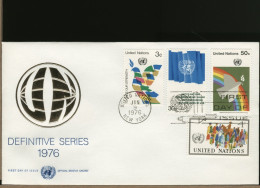 ONU - FDC 1976   DEFINITIVES - FDC