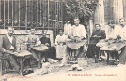 Delcampe - CPA 64 SALIES DE BEARN / GROUPE DE SANDALIERS - Sonstige & Ohne Zuordnung