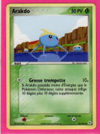 Carte Pokemon 2005 Ex Legende Oubliée 76/101 Arakdo 50pv Bon Etat - Ex