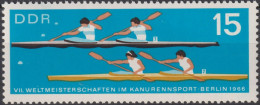 1966 DDR, ** Mi:DD 1203, Yt:DD 904, Kajak-Zweier - Kanu