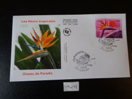 FRANCE 2024 1,29 EURO " OISEAU DE PARADIS " OBLITÉRATION 1ER JOUR 09.02.24 ENVELOPPE F.D.C. FLEURS TROPICALES - 2020-…