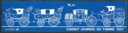 France 1987 Carnet Journée Du Timbre Neuf Non Plié - Dag Van De Postzegel
