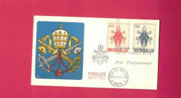 FDC De 1963 - YT N° 383 à 386 - Paul VI - Armoiries Pontificales - FDC