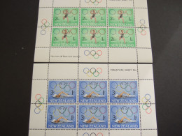 New Zealand 1968 Health - Olympic Games MS Set Of 2 MNH** (SG MS889a&b).  (P43) - Neufs