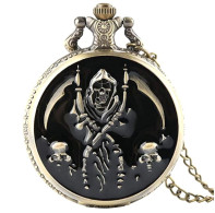 Montre Gousset NEUVE Pocket Watch - La Faucheuse Mort Death - Montres Gousset