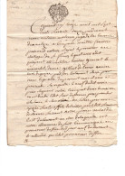 Cachet Géneralité AUVERGNE DEUX SOLS Document Treize Avril 1772 3 Pages Scannées - Cachets Généralité